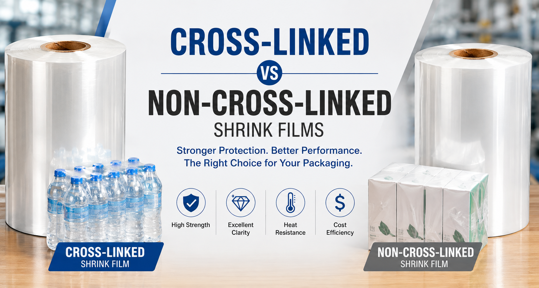 Difference Between Cross-Linked and Non-Cross-Linked Shrink Films