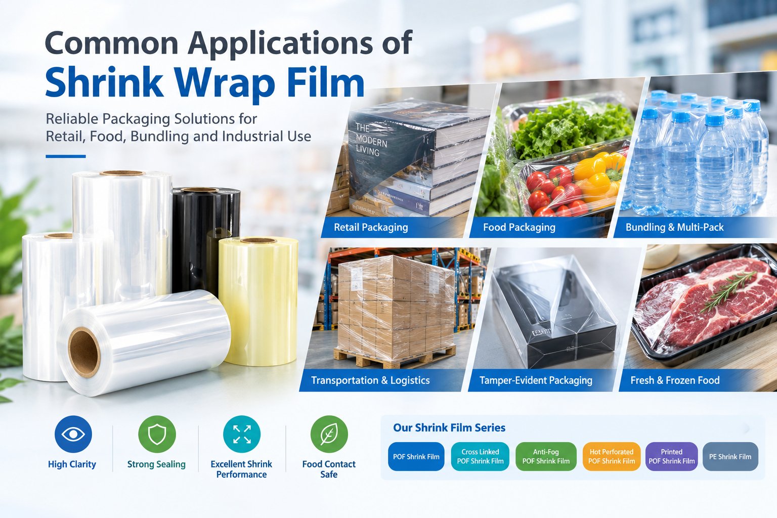 Common Applications of Shrink Wrap Film in Modern Packaging